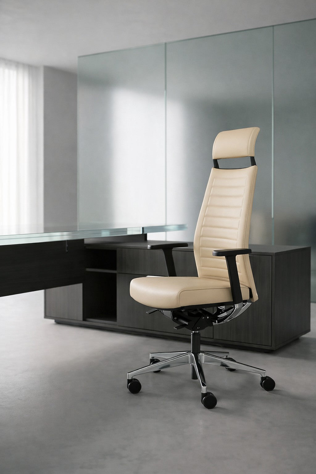 Fauteuil de Direction Cuir X Light – Design Italien Exécutif