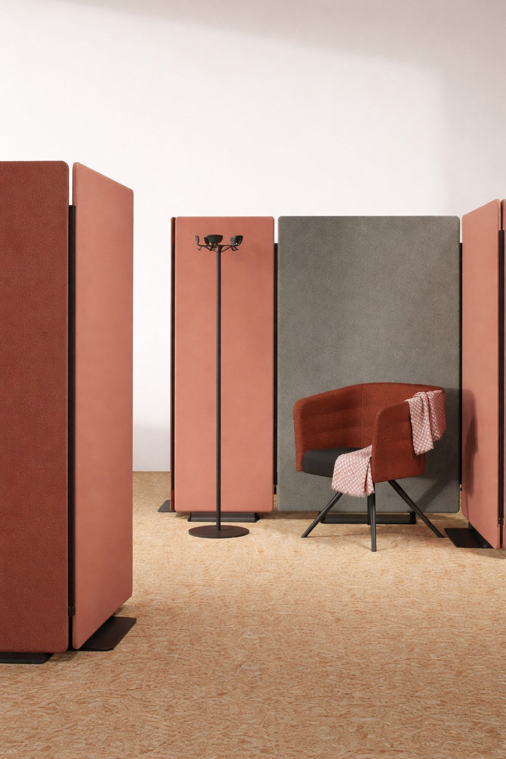 Panneau acoustique Silenza H160 cm avec Zip – Cloison phonique professionnelle