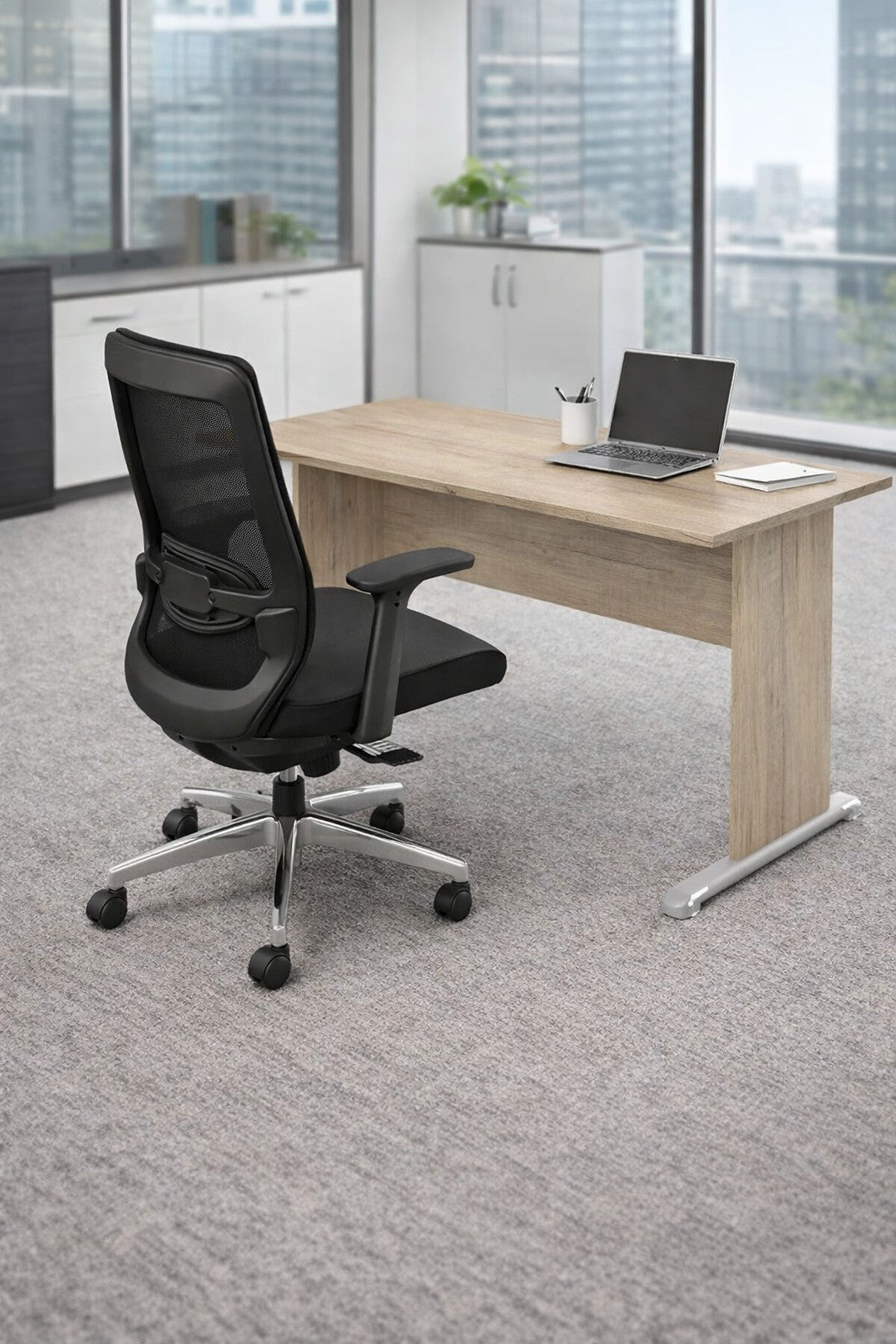 Solution de bureau Budget Modulable Pieds L - Bureaux et Angle