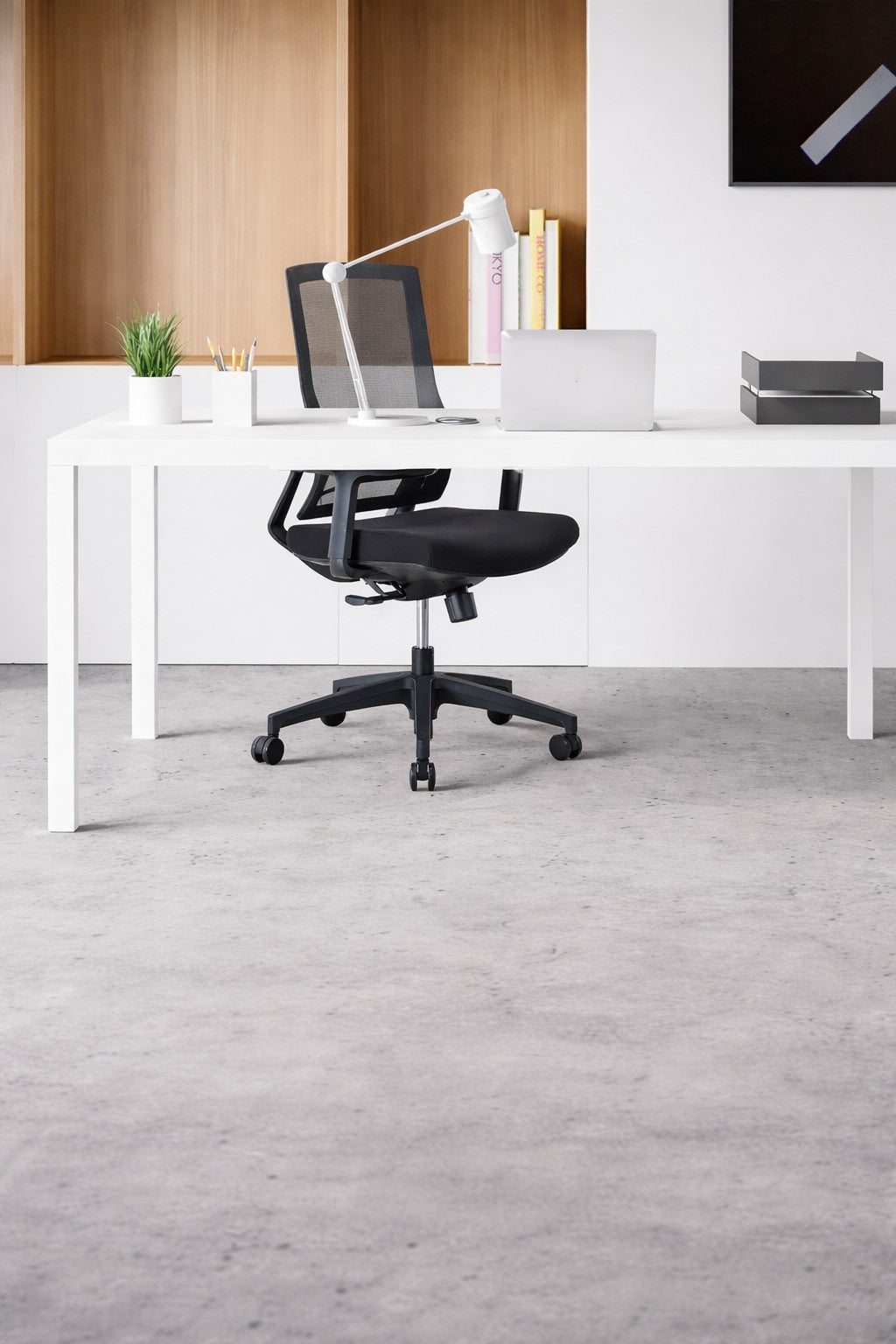 Fauteuil de bureau ergonomique Go avec accoudoirs 3D