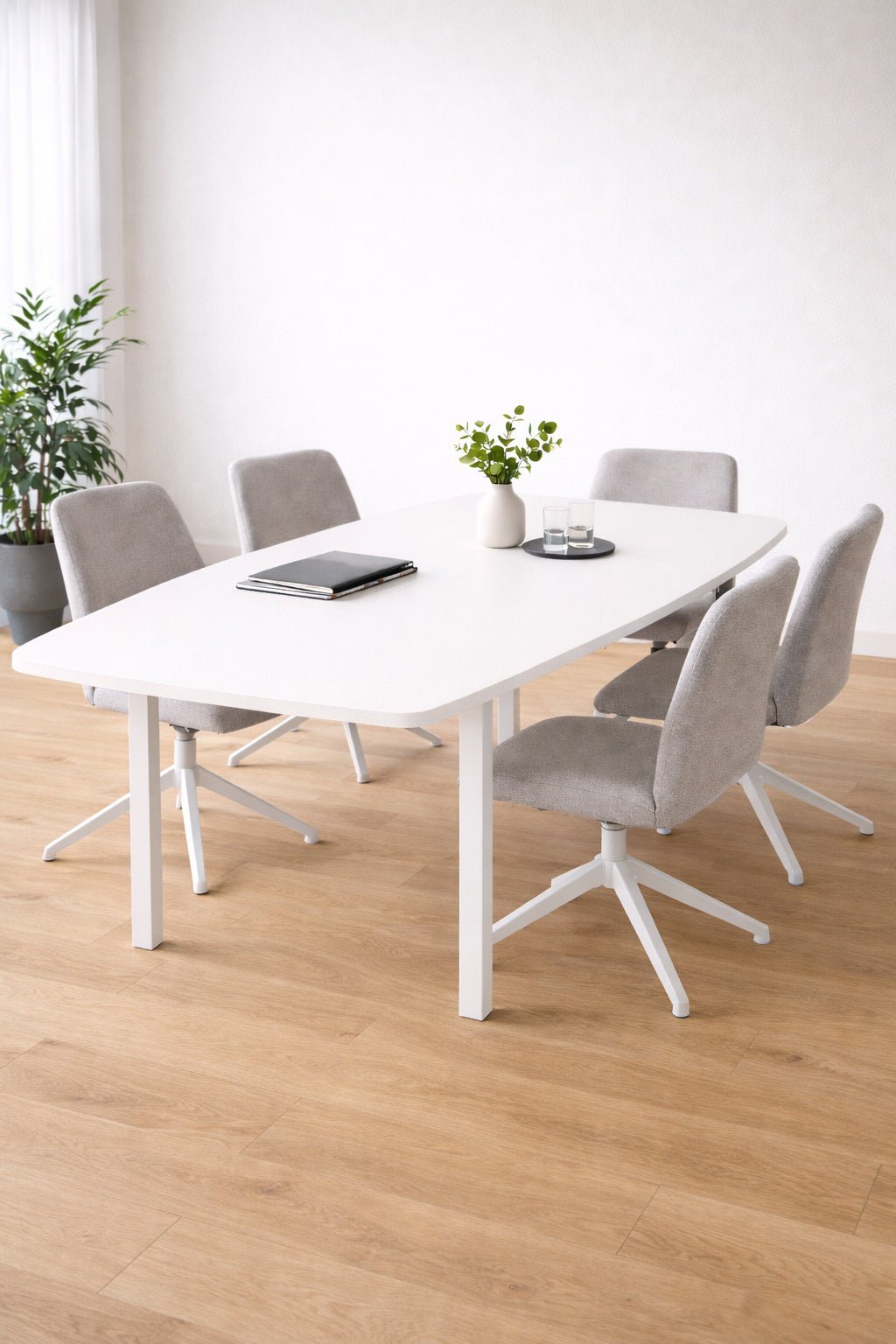 Table de réunion tonneau 6 personnes - Gamme professionnelle Astral