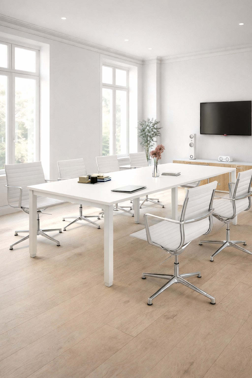 Table de réunion 6 à 14 personnes - Gamme professionnelle Tempo