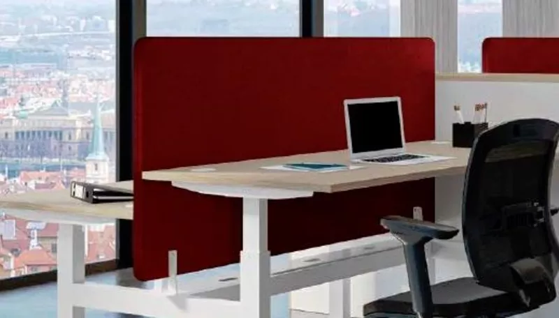 Panneau acoustique pour bureau Bench Assis-debout TOP & DOWN