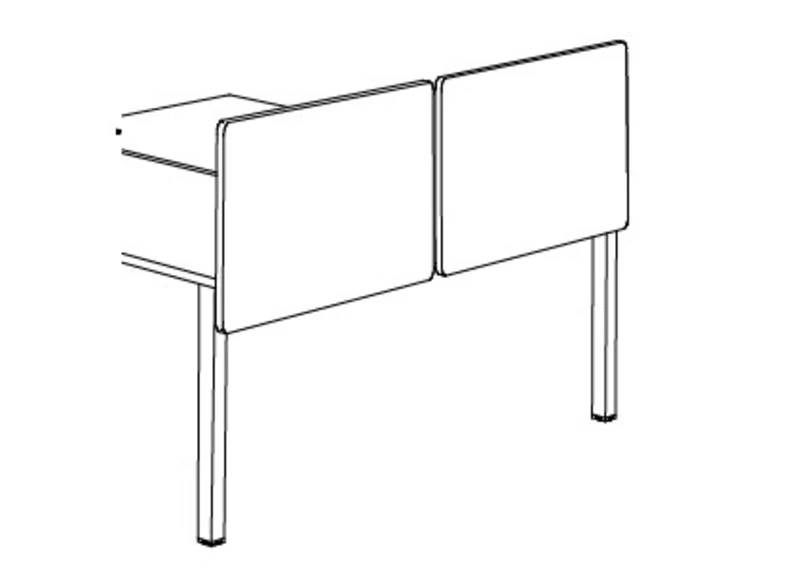 Jeu de 2 Séparateurs latéraux pour bench Indus et Astral P70 et P80