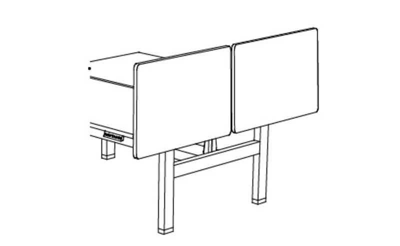 Jeu de 2 Séparateurs latéraux pour bench Top and Down et Classic P70 et P80