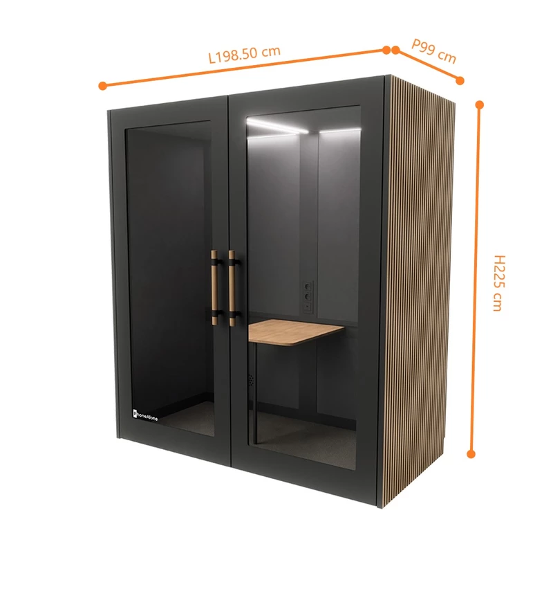 Cabine acoustique de travail double NO SOUND Executive