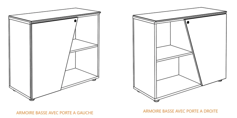 Armoire basse Pyramide