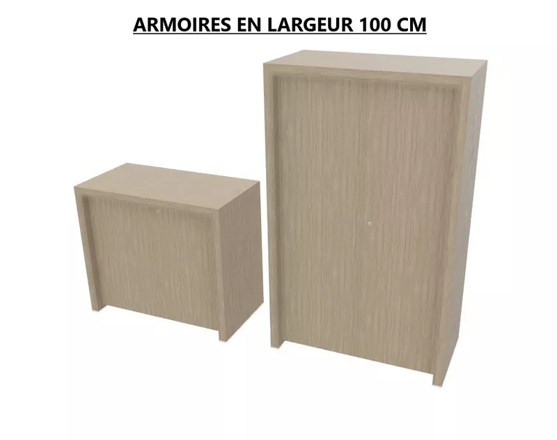 Armoire à portes battantes President 2, 4 ou 6 portes