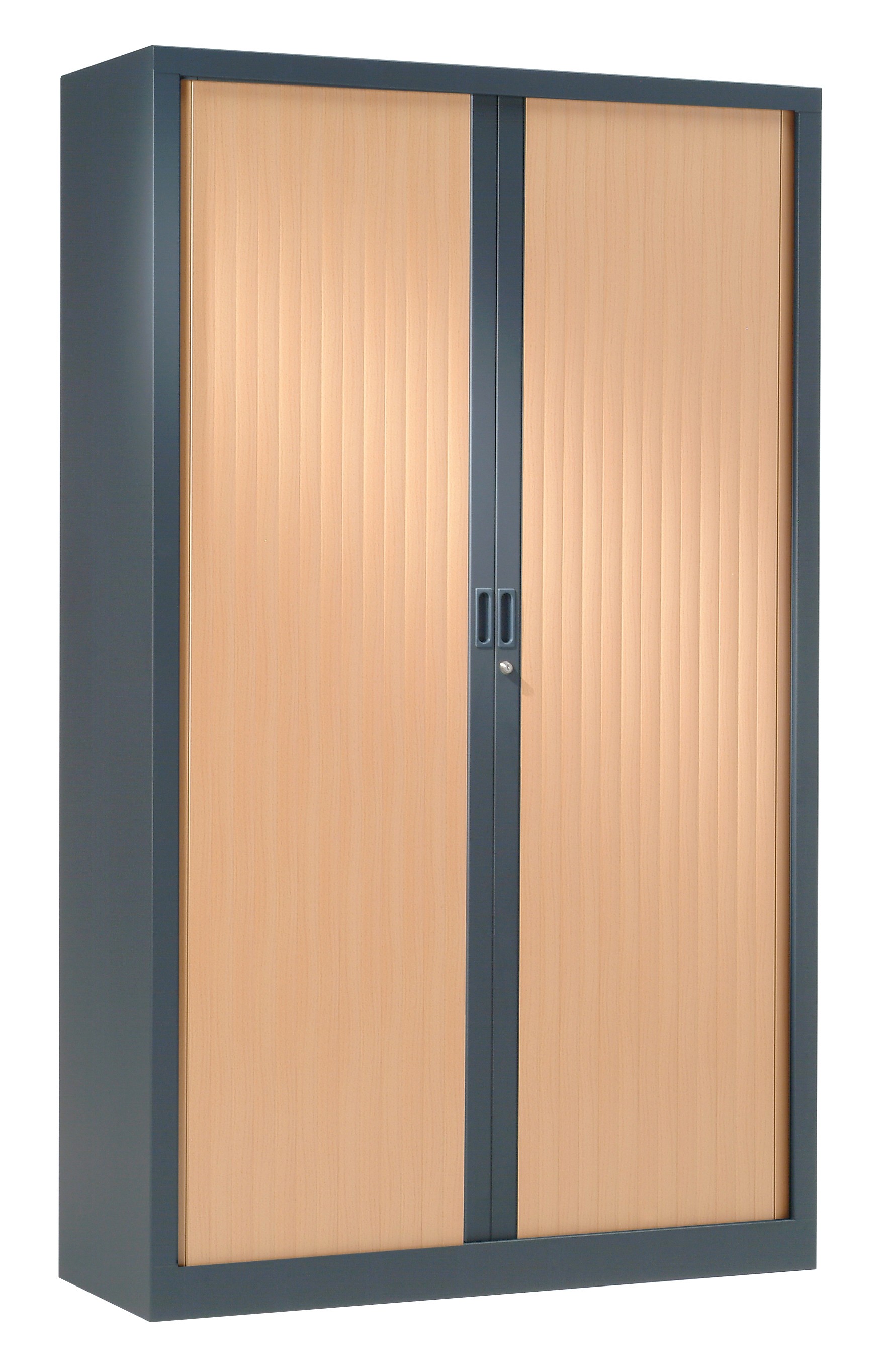 Armoire à rideaux bicolore H198 cm