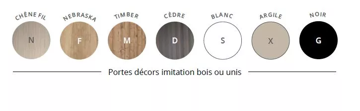 Casiers Individuels bois avec serrure à code