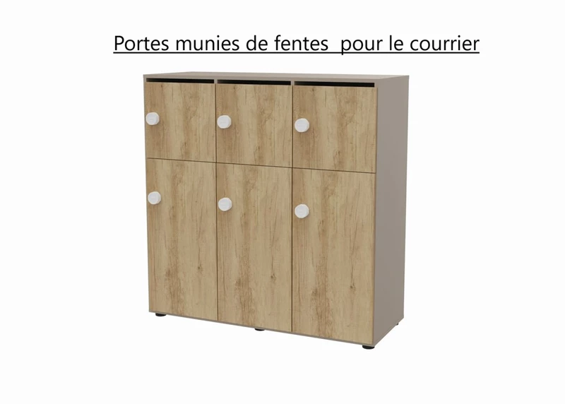 Vestiaires individuels bois 