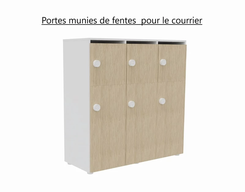 Vestiaires individuels bois 