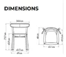 Lot de 2 sièges Tradi Bois