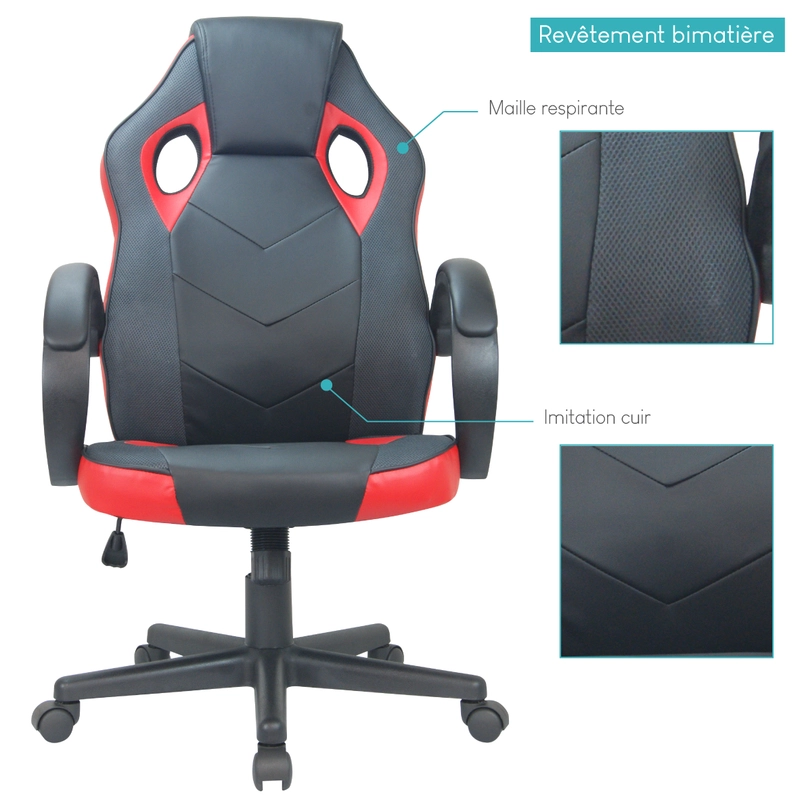 Lot de 6 fauteuils gamer OLEO