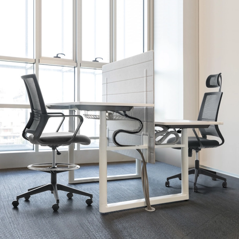 Lot de 4 fauteuils de bureau avec Têtière TALK