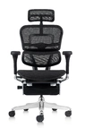 Fauteuil ergonomique Tech 2 Luxe avec repose-jambes