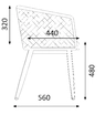 Fauteuil de réunion Pila