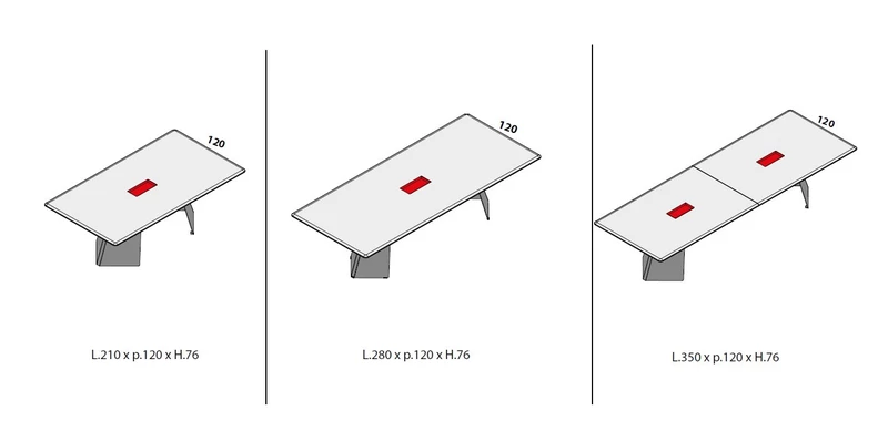 Table de réunion Unique