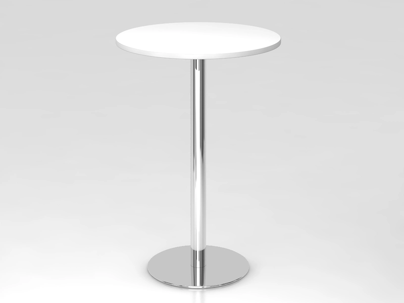 Table de réunion haute ronde 80 cm