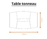 Table abattante Quick Moove Tonneau